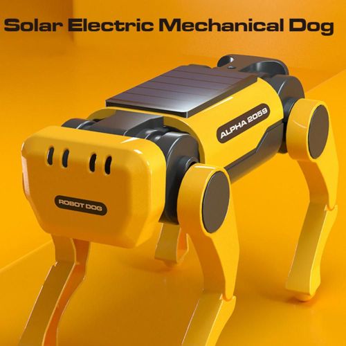 Nouveau Robot lectrique Solaire Chien Vache Jouet ducatif  Assembler Robot Jouet Bord Lisse Bon Savoir-Faire