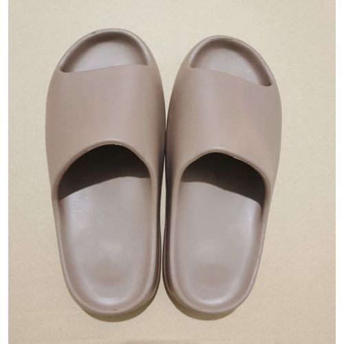 Nouveau Style De Pantoufles D't Pour Hommes, Pantoufles De Mode, Couleur Unie, Chaussures Dcontractes Pour La Maison, Eva Bouche De Poisson, Diapositives De Plage Pour Femmes - 43