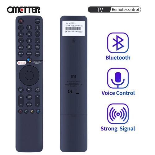 Nouveau XMRM-19 360  Tlcommande vocale Bluetooth pour Xiaomi Android TV MI TV P1 32 43 55 MI TV Q1 75 L32M6-6AEU L75M6-ESG XMRM-19