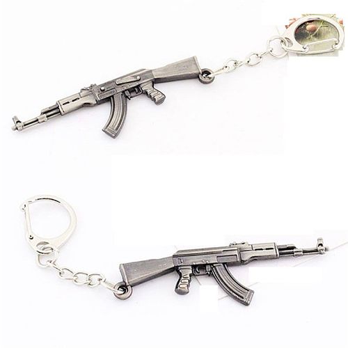 Nouveaut Arme Pistolet Porte-Cls Cf Ak47 Pistolet Mode Pendentif Porte-Cls Chaveiro Porte-Cls Porte-Cls Pour Hommes Cadeaux Taille 6cm