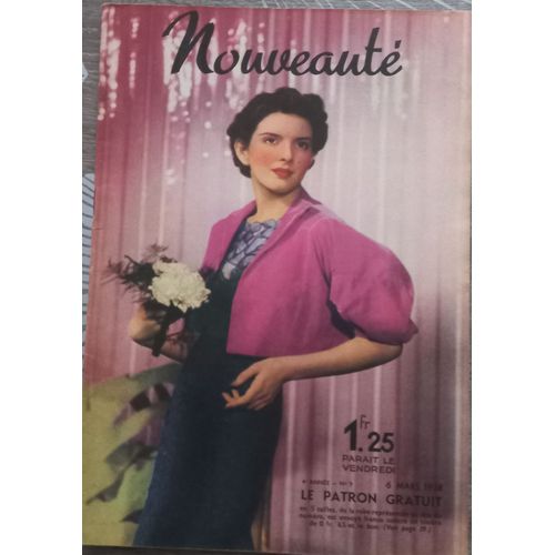 Nouveaute N 9 6 Mars 1938 Revue Ancienne Mode Special Mariage Cortege Ceremonie