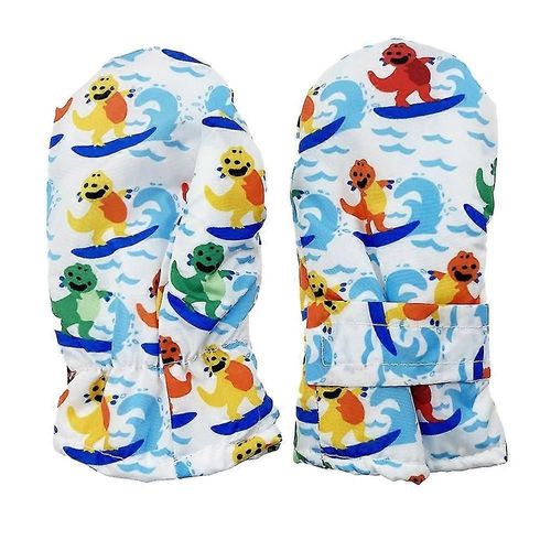 Nouveaux Gants De Ski Impermables Et Chauds En Velours Pour Enfants, Motif Dessin Anim