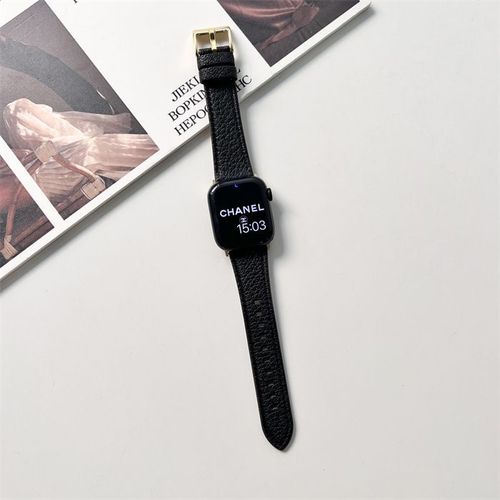 Nouveaux Modles Iwatch En Peau De Mouton Souple Starlight Pour Hommes Et Femmes, Adapts  La Gnration S78 Apple Watch 456se-Boucle En Or Noir - Compatible Avec : Iwatch 78 Gnration 41 Mm