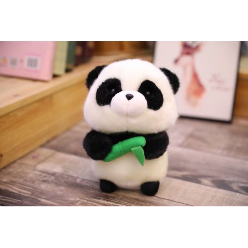 Nouvelle Boule Gourmande Souris Panda Peluche Poupe Saisir Machine Poupe Snack Hamster Chat Noir Poupe Panda Gourmand - 18-20 Cm 0,18 Kg