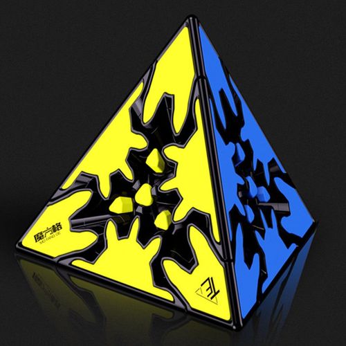 Nouvelle Collection De Cube Magique De Vitesse Pour Enfant, Jouet ducatif De Vitesse En Forme De Pyramide, Cylindre Et Sphre Avec Engrenage De 3x3x 3,