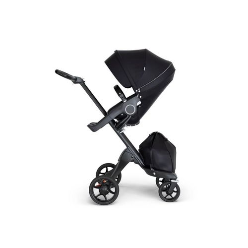 Nouvelle Poussette Xplory V6 Chssis Noir, Sige Noir Poigne Similicuir Noir