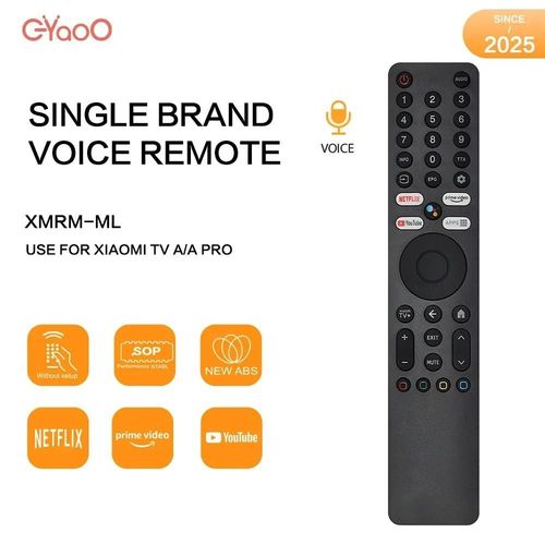 Nouvelle tlcommande de tlvision vocale intelligente XMRM-ML pour Xiaomi Android TV pour Xiaomi TV A Pro 43 