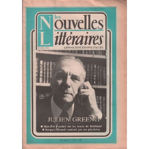 Nouvelles Litteraires N 2277 / Julien Green   de Collectif 