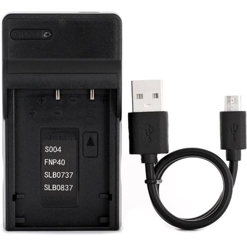 NP-40 USB Chargeur pour Fujifilm FinePix F402, F403, F420, F455, F460, F470, F480, F610, F650, F700, F710, F810, F811, J50, V10, Z1, Z2 Camra et Plus.[V1086]