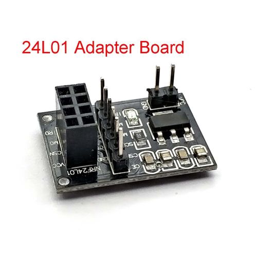 NRF24L01 Module adaptateur sans fil 3.3V nouvelle prise adaptateur plaque carte pour 8Pin pour Arduino Robot voiture 24L01 Module sans fil