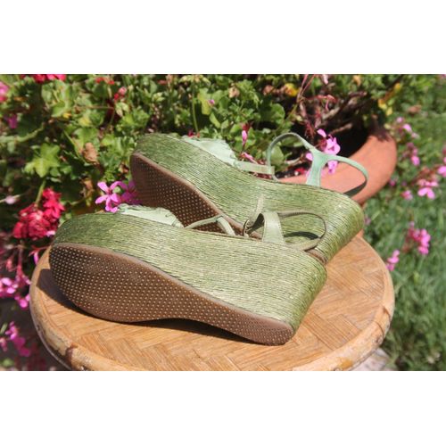 Nu Pieds Verts Minelli  Semelles Compenses.Pointure:37