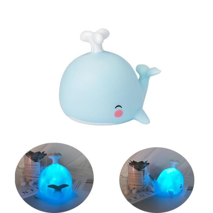 Nuage Lumineux Led Veilleuse De Nuit Lampe De Chevet Veilleuse Baleine Bebe Et Enfants Rakuten