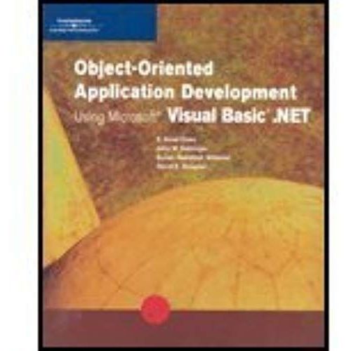 Object-Oriented Application Development Using Microsoft Visual Basic .Net   de unknown  Format Broch 
