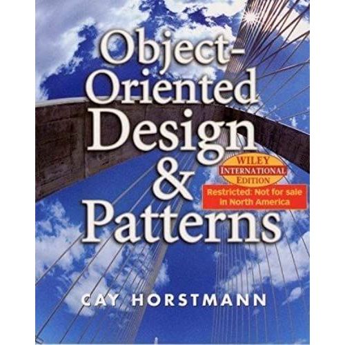 Object Oriented Design Using Java   de Cay S. Horstmann  Format Broch 