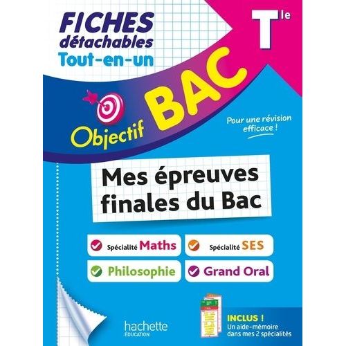 Tout-En-Un Tle Mes preuves Finales Du Bac Sp Maths & Ses, Philo Et Grand Oral    Format Poche 