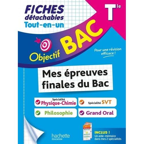 Tout-En-Un Tle Sp Physique-Chimie, Svt, Philo Et Grand Oral    Format Beau livre 