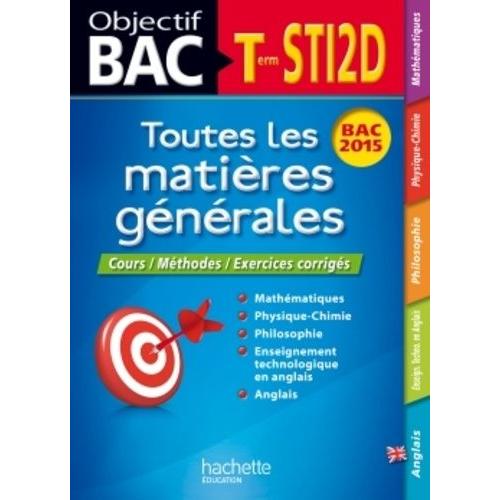 Tle Sti2d - Toutes Les Matires Gnrales   de Guilhemat Grard  Format Broch 