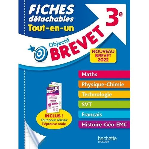 Fiches Dtachables Tout-En-Un 3e    Format Poche 