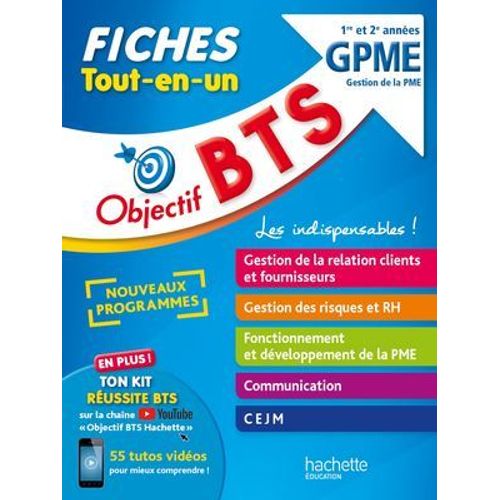 Objectif Bts Gpme - Fiches Tout-En-Un  