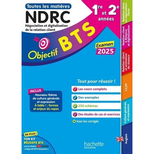 Ndrc 1re Et 2e Annes - Toutes Les Matires    Format Grand Format 