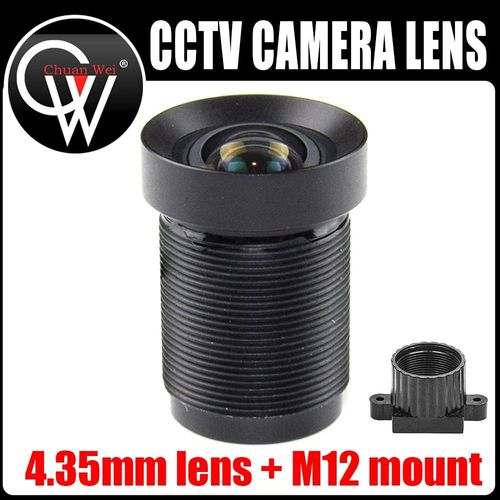 Objectif De Camra D'action Pour Gopro Xiaomi Yi Sj,Objectif De 4.35mm,M12,1/2 