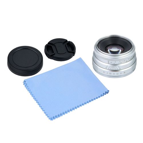 Objectif fixe 35 mm f/1.7 a focale fixe pour appareil photo hybride (pour monture Fuji FX noire)