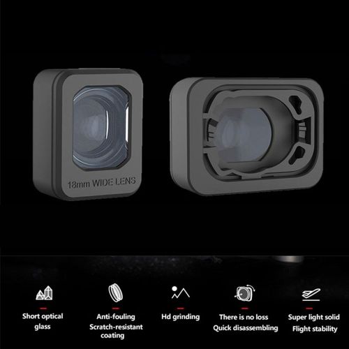 Objectif Grand Angle Pour Drone, Tout Nouveau, Filtre D'objectif Externe, Plage De Prise De Vue Augmente De 25%, Accessoires Pour Drone Dji Mini 3 Pro