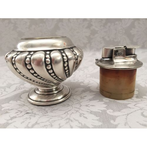 Objet Du Fumeur Ancien Briquet De 1968 Ronson Made In West Germany Plaqu Argent