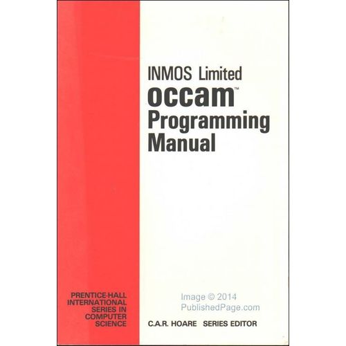 Occam Programming Manual   de Inmos  Format Broch 