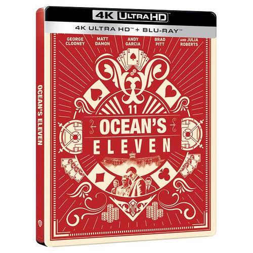 Ocean's Eleven - 4k Ultra Hd + Blu-Ray - dition Botier Steelbook de Steven Soderbergh