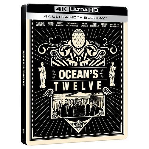 Ocean's Twelve - 4k Ultra Hd + Blu-Ray - dition Botier Steelbook de Steven Soderbergh