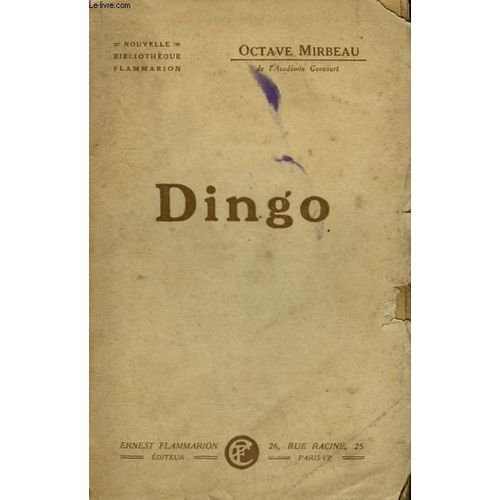 Dingo   de octave mirbeau 
