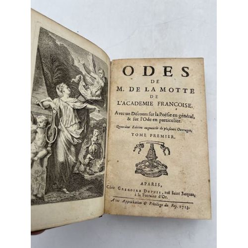 Odes De M. De La Motte, Avec Un Discours Sur La Posie En Gnral, Et Sur L'ode En Particulier   