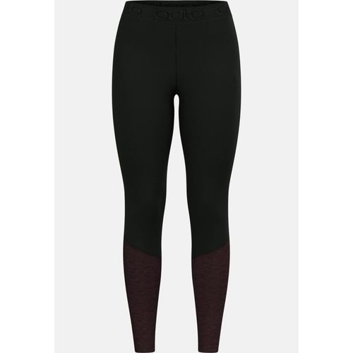 Odlo Collant Technique Revelstoke Performance Wool Warm Pour Femme, M, Bordeaux