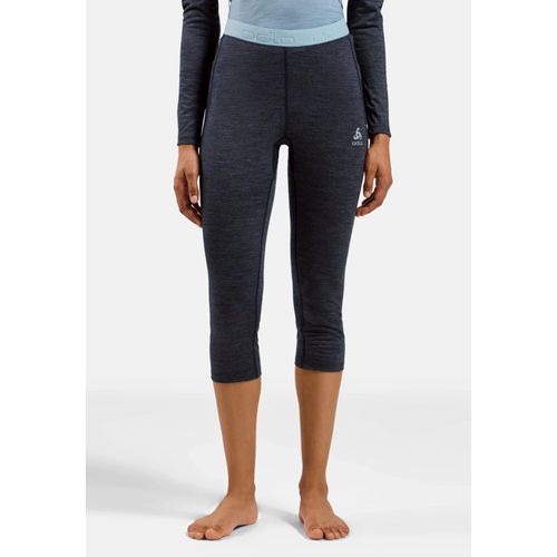 Odlo Collant Technique Trois Quarts Performance Wool 150 Pour Femme, L, Blue