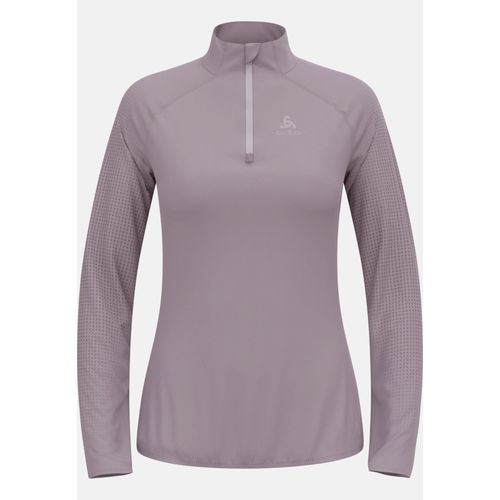 Odlo Pull De Running Semi-Zipp Zeroweight Warm 2.0 Pour Femme, M, Purple