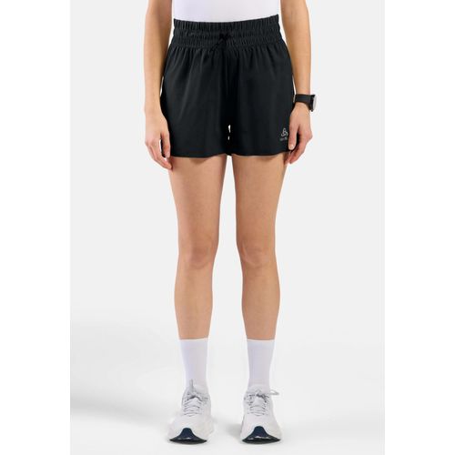 Odlo Short De Running Non Doubl 4 Inch Zeroweight 2.0 Pour Femme, M, Black