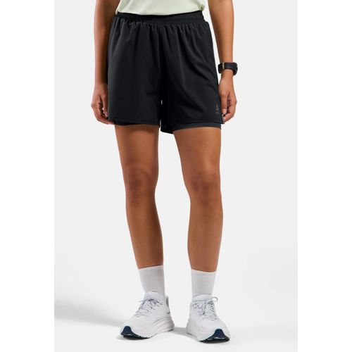 Odlo The Essentials 4-Inch 2-In-1 Running Shorts 2.0 Pour Femme, S, Black