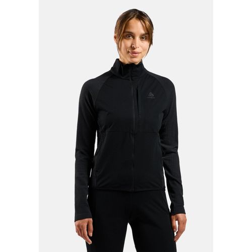 Odlo Veste De Ski De Fond Hybride Coupe-Vent Zeroweight Pro Performance Wool Pour Femme, Xs, Black