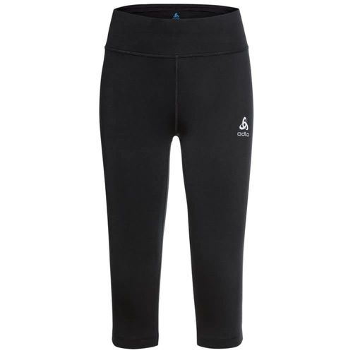 Odlo - Women's Tights 3/4 Essential Polyester - Collant De Running Taille M, Noir