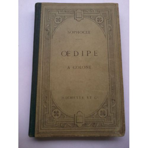 Oedipe  Colone   de SOPHOCLE  Format Cartonn 