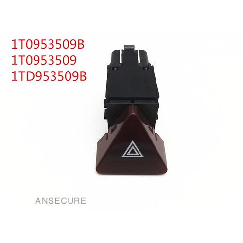 Oem Emergency Hazard Flasher Warning Light Switch Button For Vw Caddy Touran 2004-2015 1t0953509b 1td953509b 1t0 953 509