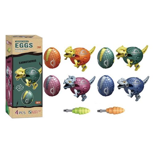 Oeufs De Dinosaure Dformables  Monter Soi-Mme, Jouets De Construction De Tiges, Puzzle  Assembler, Pour Garons