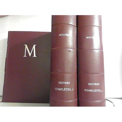 Oeuvres Completes, 3 Tomes   de MOLIERE (J. Baptiste POQUELIN)  Format Reli 