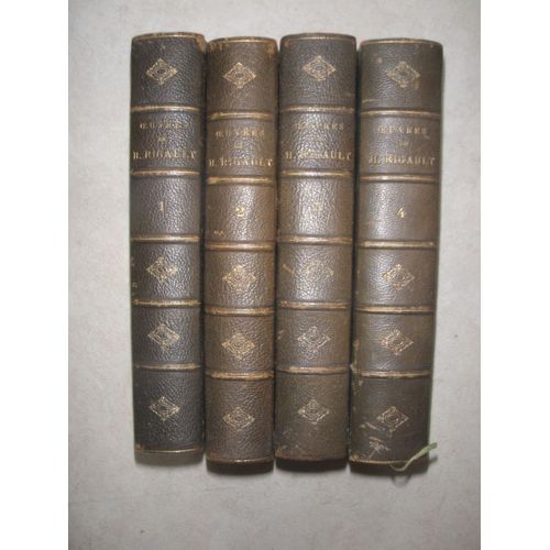 Oeuvres Compltes De H. Rigault. 4 Tomes   de Hippolyte Ange Rigault