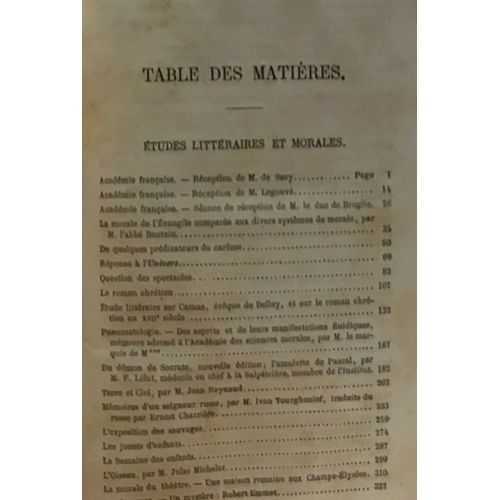 Oeuvres Compltes De H. Rigault Prcdes D'une Notice Biographique Et Littraire - Tome Un  Quatre --- 4 Volumes   de Rigault Saint-Marc Girardin 