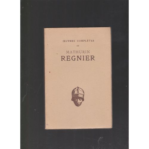 Oeuvres Compltes De Mathurin Rgnier   de Mathurin Rgnier  Format Broch 