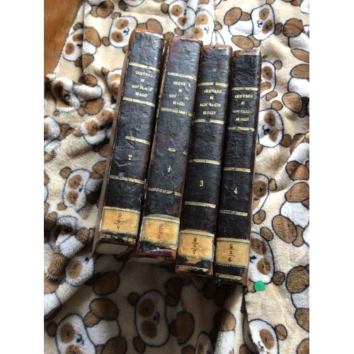 Oeuvres Compltes De Saint Franois De Sales. Tome Premier  Quatrime. Complet. 4/4. dition De 1836   