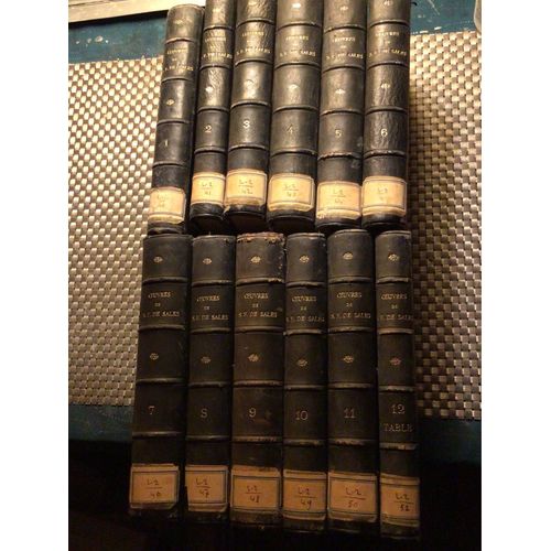 Oeuvres Compltes De Saint Franois De Sales?Publis D?Aprs Les Manuscrits Et Les ditions Les Plus Correctes. 5e Edition. 12 Tomes. Complet. 12/12
