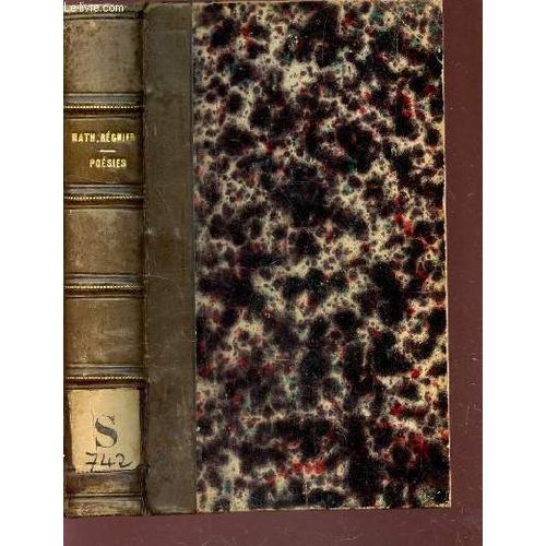 Oeuvres De Mathurin Regnier - Augmetnes De Trente Deux Pieces Inedites - Avec Des Notes Et Une Introduction.   de REGNIER MATHIRIN (PAR DE BARTHELEMY EDOUARD)